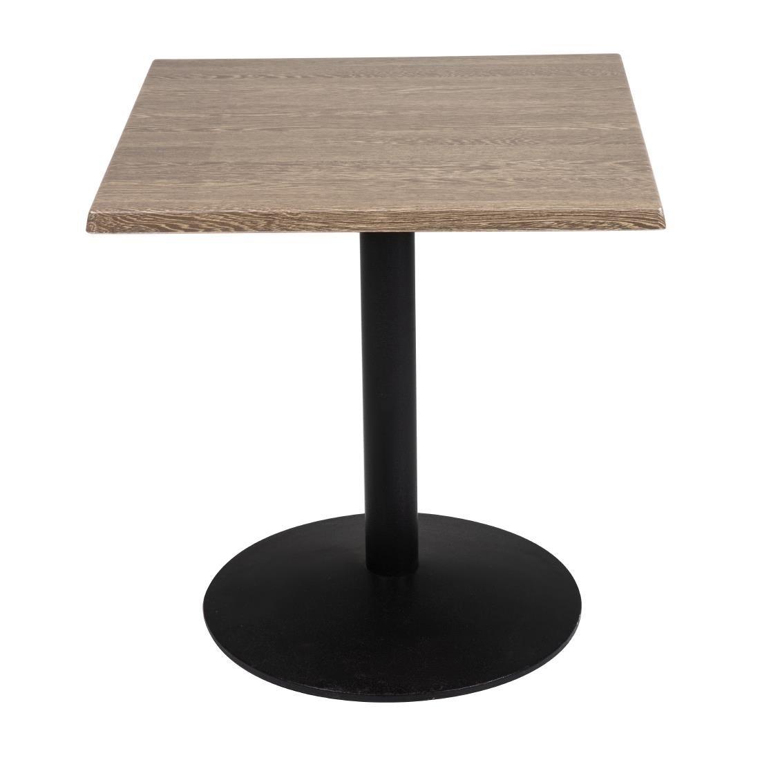 Plateau de table carré Bolero effet bois vieilli 700mm - FRANCE CHR