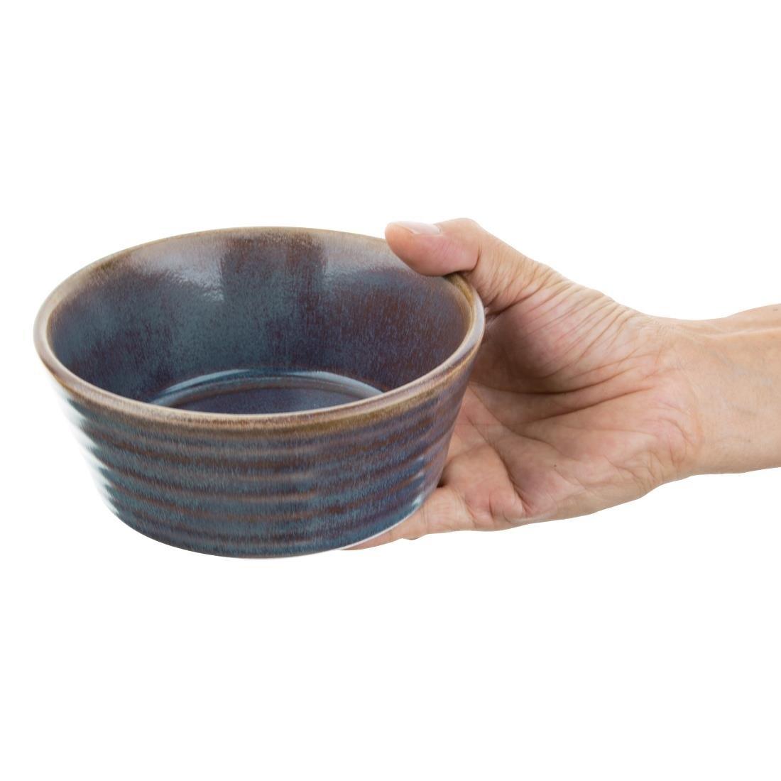 Bols plats ronds irisés Olympia Cavolo 143mm (lot de 6) - FRANCE CHR