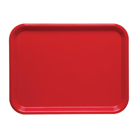 Plateau Roltex Nordic 360x280mm rouge - FRANCE CHR