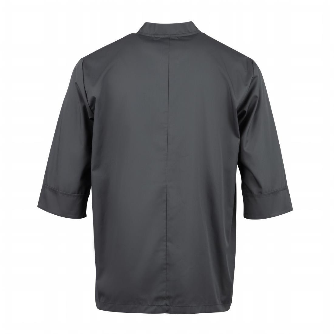 Veste de cuisine mixte Chef Works grise S - FRANCE CHR