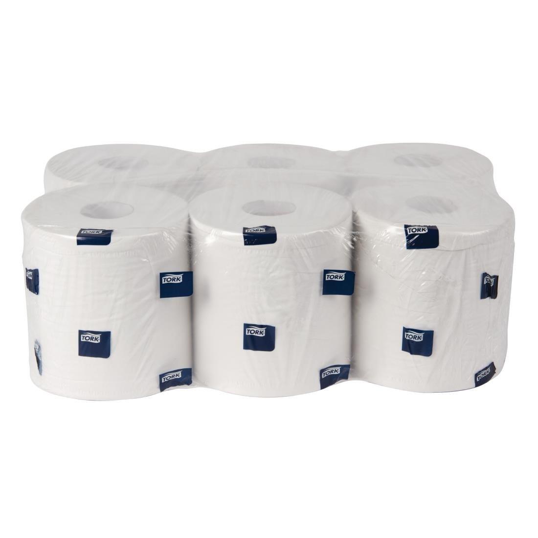 Bobines blanches pour distributeur à dévidage central Tork (lot de 6) - FRANCE CHR