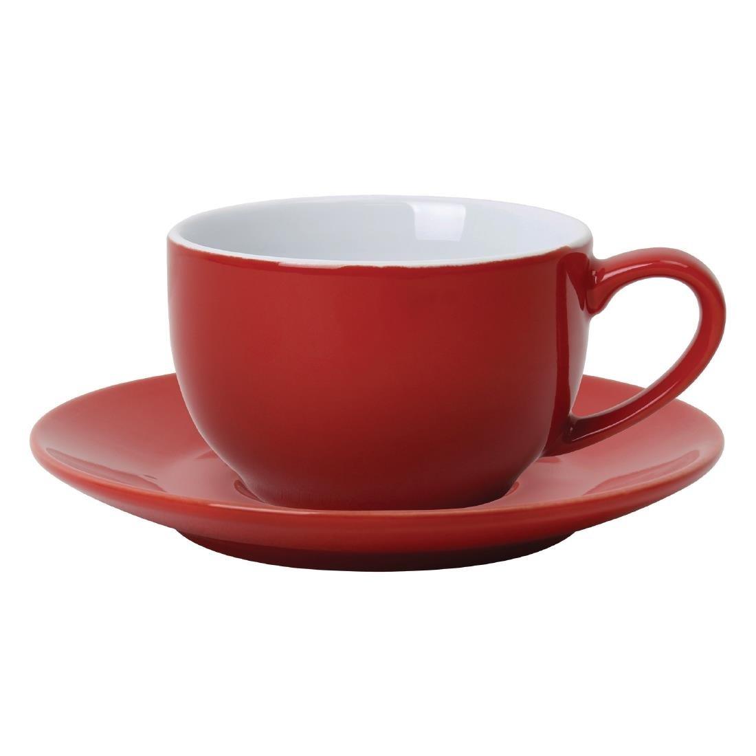 Tasse à café Olympia rouge 228ml (Lot de 12) - FRANCE CHR