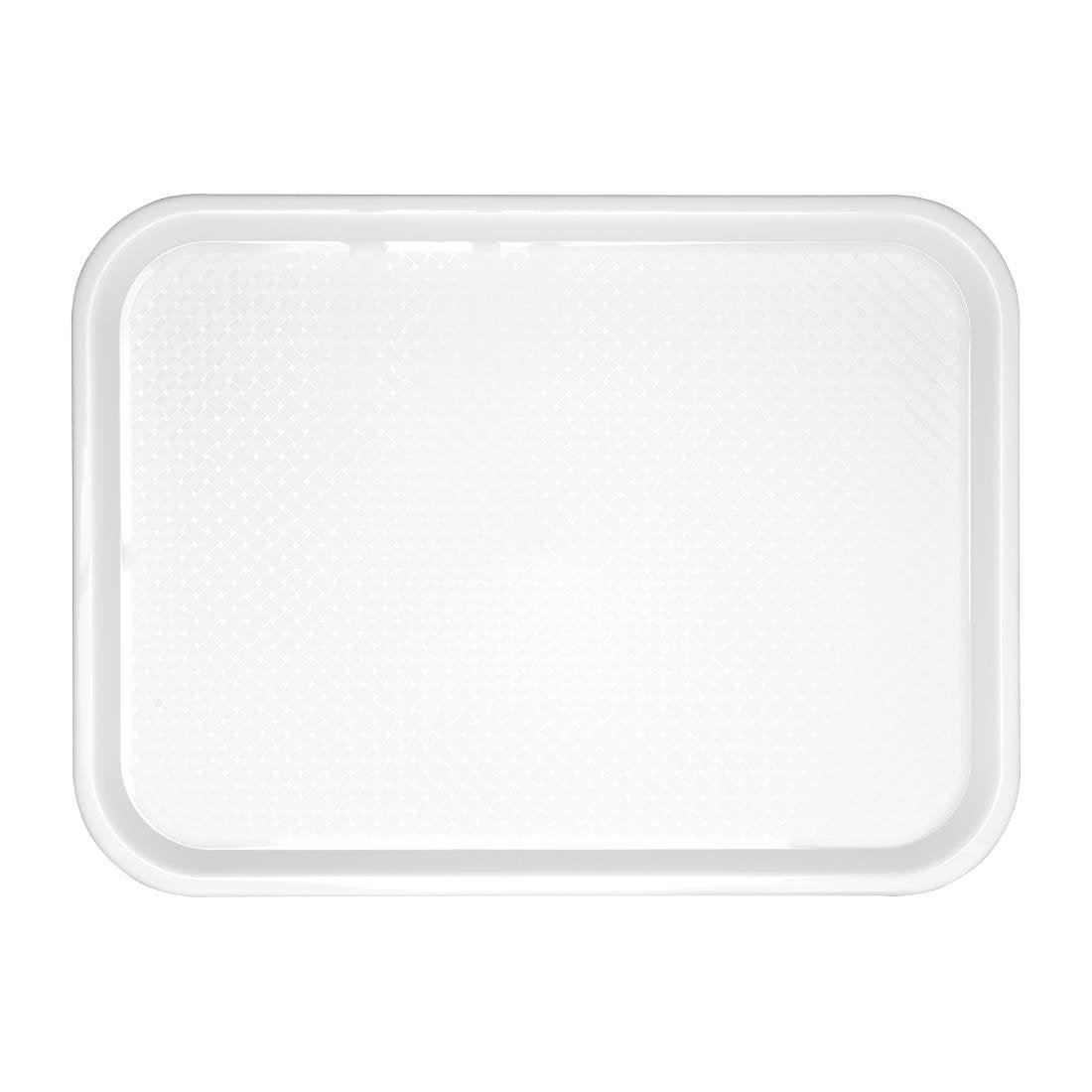 Plateau self-service Olympia Kristallon 305 x 415mm blanc - FRANCE CHR