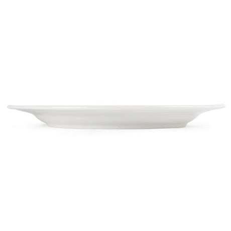 Assiettes à bord large blanches Olympia 280mm (Lot de 6) - FRANCE CHR