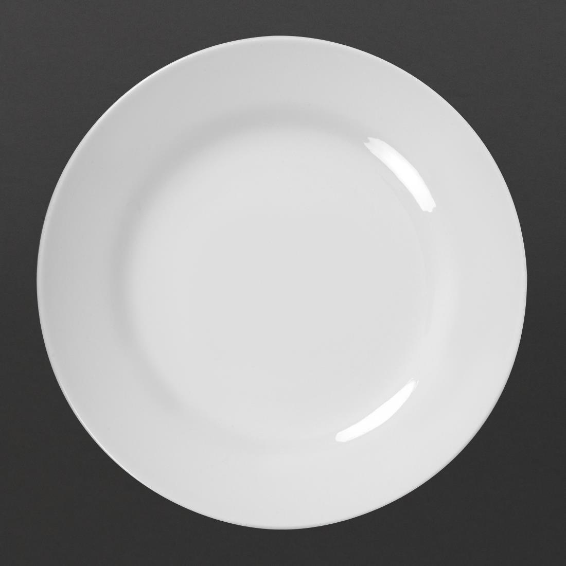 Assiettes classiques blanches Churchill 280mm (Lot de 12) - FRANCE CHR