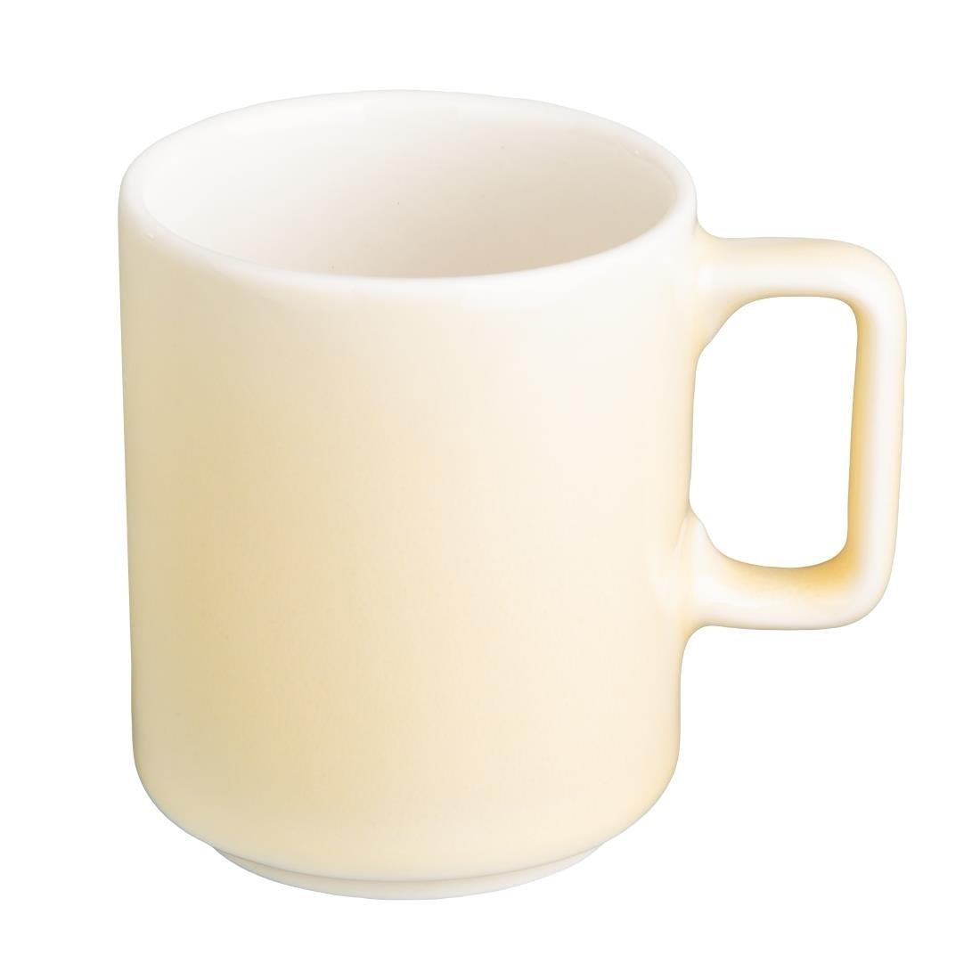 Tasses Olympia Fondant jaunes 170ml (lot de 6) - FRANCE CHR