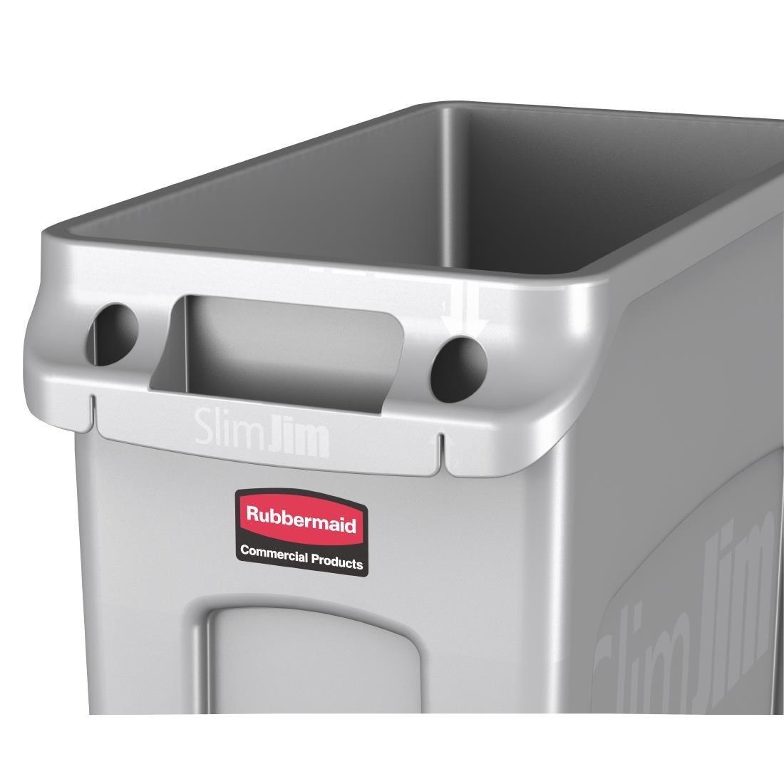 Conteneur Rubbermaid Slim Jim 87L - FRANCE CHR