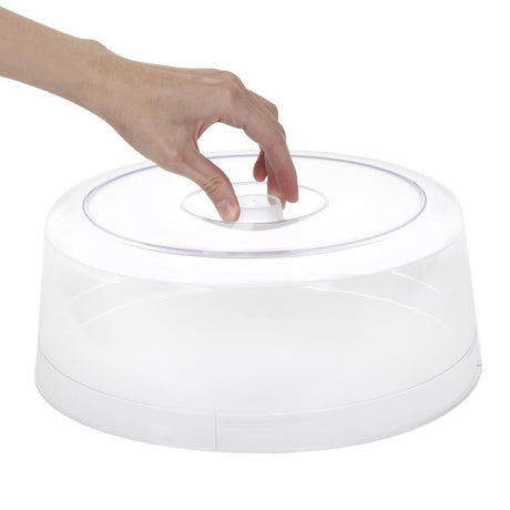 Couvercle pour plat à gâteau en plastique APS Pure - FRANCE CHR