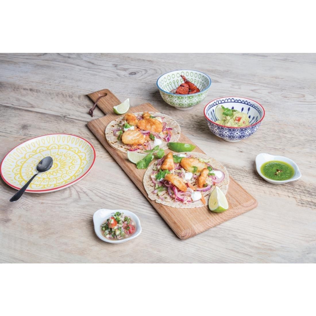 Planche moyenne carrée en chêne Olympia 400x155x15mm manche 110mm - FRANCE CHR