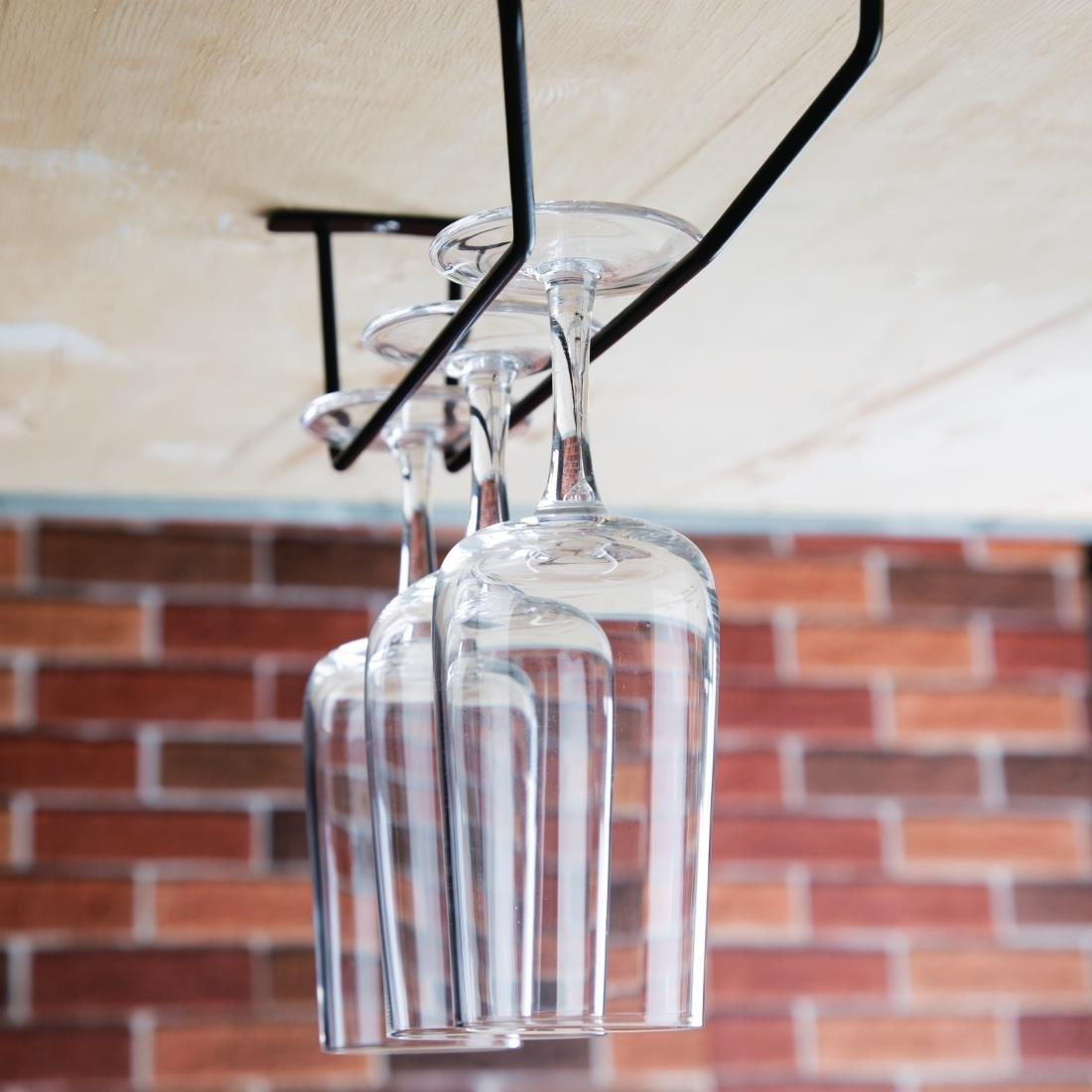 Support de verres à pied noir Olympia 255 mm - FRANCE CHR