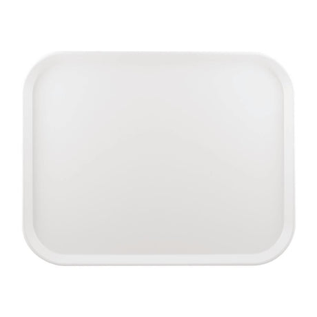 Plateau de service en polyester Roltex America 460x360mm blanc - FRANCE CHR