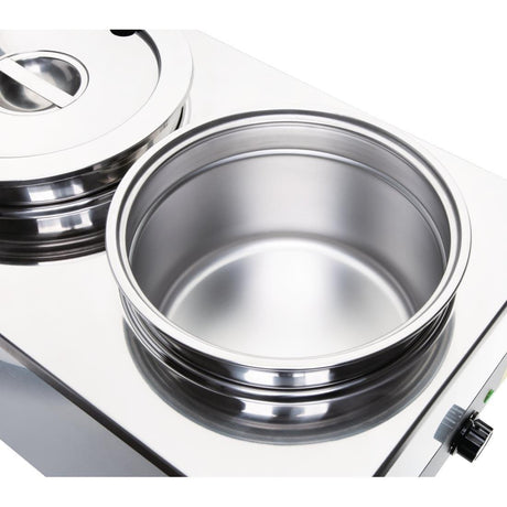 Bain-marie avec pots ronds Buffalo - FRANCE CHR