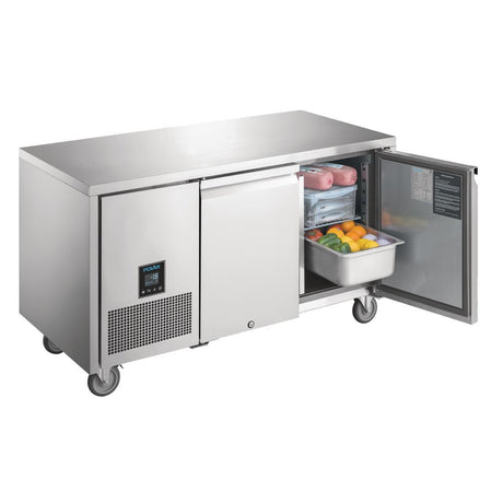 Table réfrigérée négative 2 portes Premium Polar Serie U 267L - FRANCE CHR