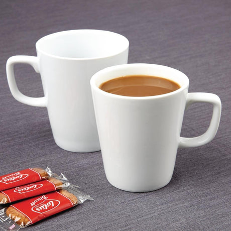 Tasses mugs à café latte Olympia Athena 285ml (Lot de 12) - FRANCE CHR
