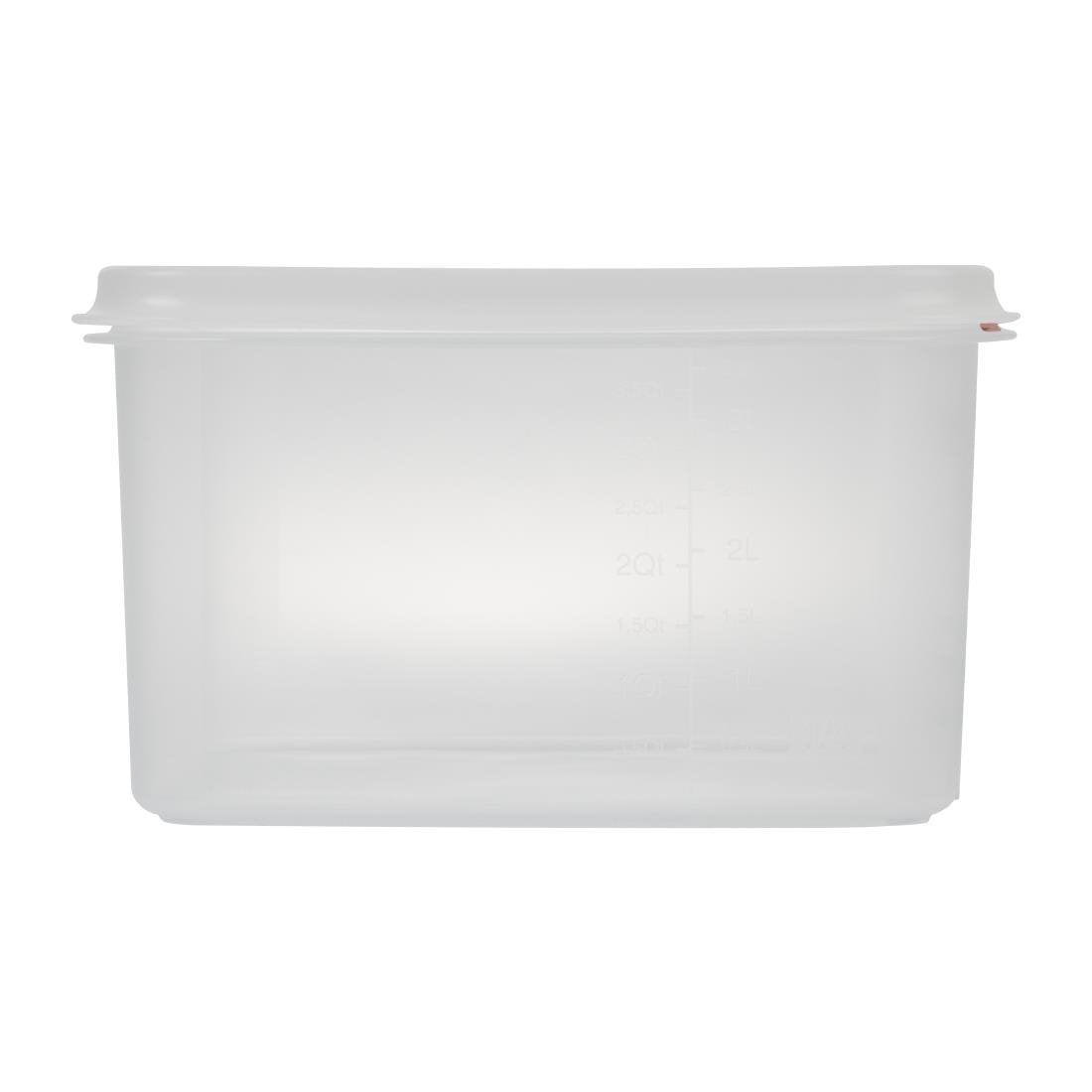 Boîtes alimentaires en polypropylène GN 1/4 Araven 4,3L (lot de 4) - FRANCE CHR