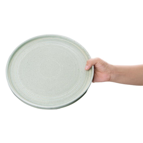 Assiette plate vert printanier Olympia Cavolo 27 cm (Lot de 4) - FRANCE CHR