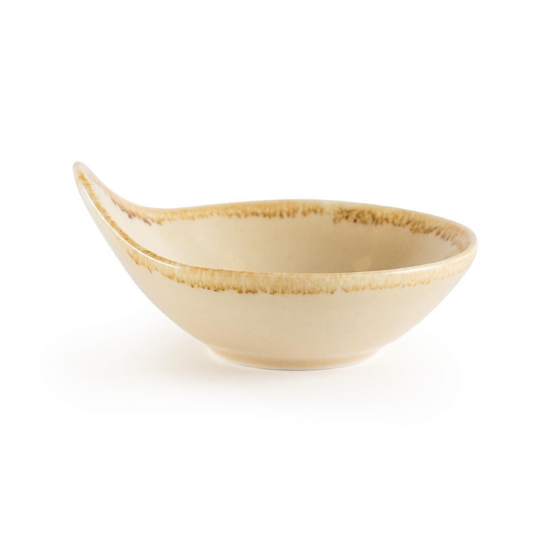 Bol couleur sable Olympia Kiln 100mm 70ml (Lot de 12) - FRANCE CHR
