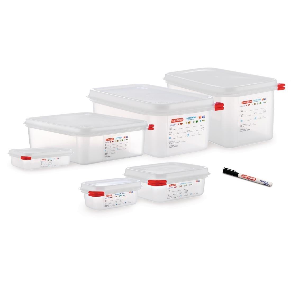 Boîte alimentaire GN 1/3 Araven 6L (Lot de 4) - FRANCE CHR