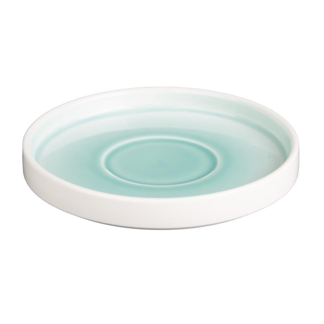 Soucoupes Olympia Fondant vertes 152mm (lot de 6) - FRANCE CHR
