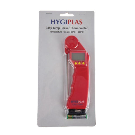 Thermomètre Hygiplas Easytemp rouge - FRANCE CHR