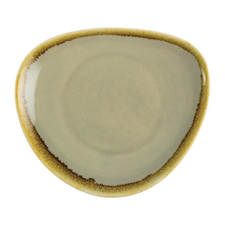 Assiette triangulaire couleur mousse Olympia Kiln 165mm (Lot de 6) - FRANCE CHR
