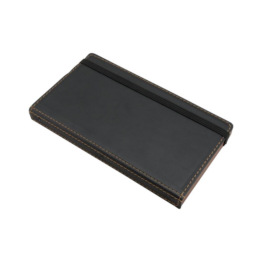 Porte-addition en bois recouvert de polyuréthane Securit Trendy noir - FRANCE CHR