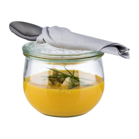 Bocaux en verre tulipe avec couvercle Weck APS 580 ml (lot de 6) - FRANCE CHR