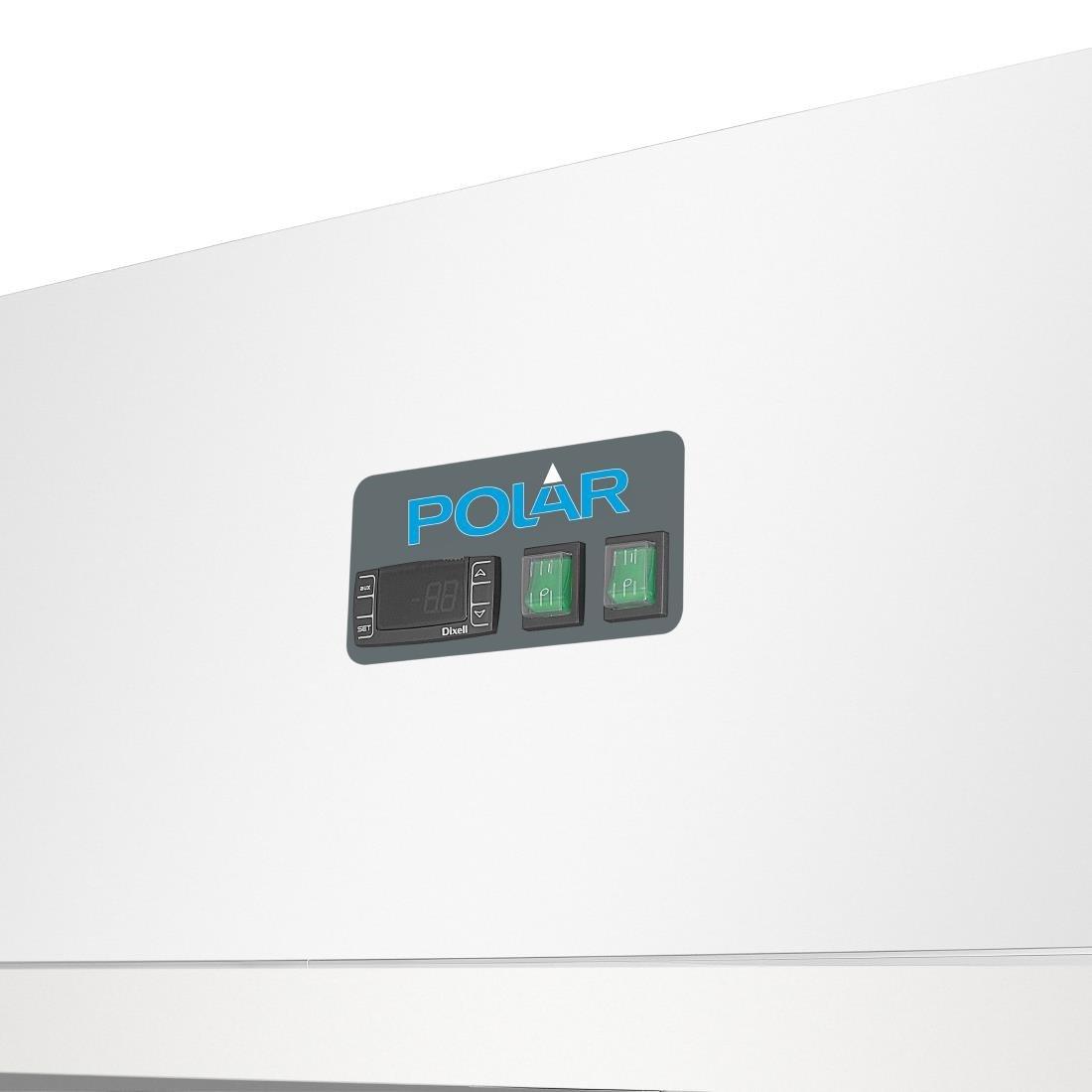 Vitrine réfrigérée positive deux portes GN 2/1 Polar Série G - FRANCE CHR