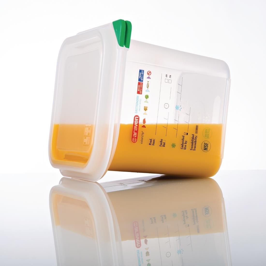 Boîte alimentaire GN 1/6 Araven 2,6L (Lot de 4) - FRANCE CHR