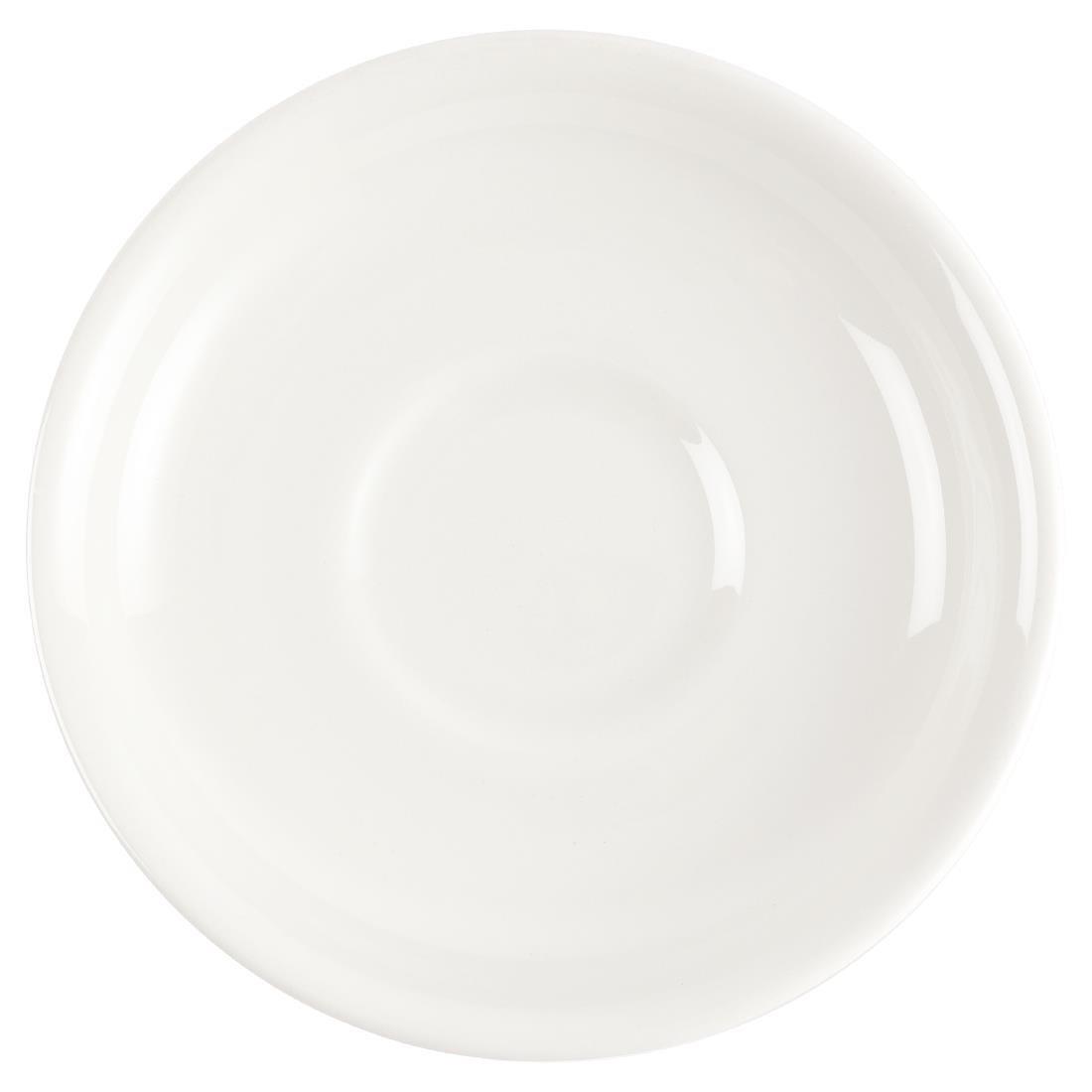 Soucoupes Churchill Whiteware 137mm (lot de 24) - FRANCE CHR