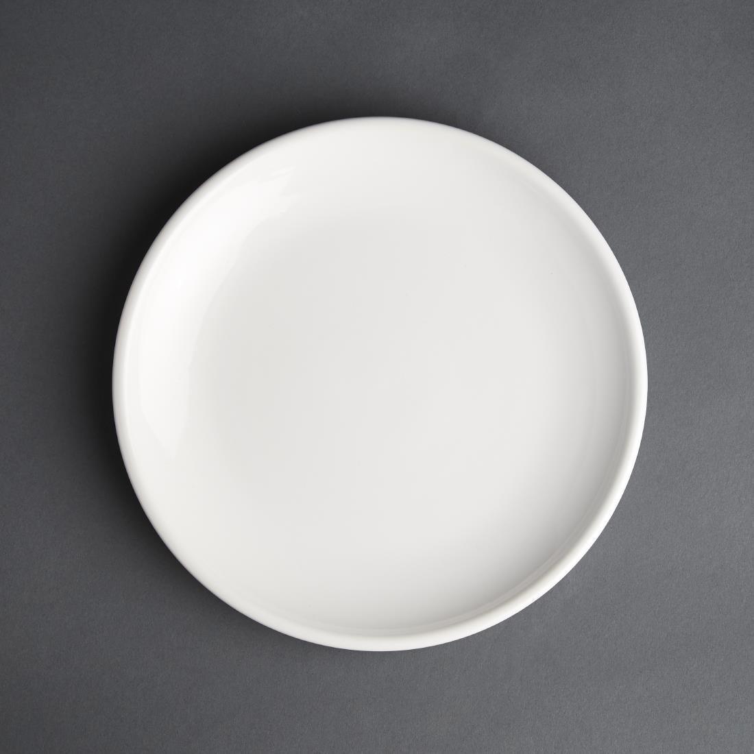 Assiette plate blanche Olympia Café 205mm (Lot de 12) - FRANCE CHR