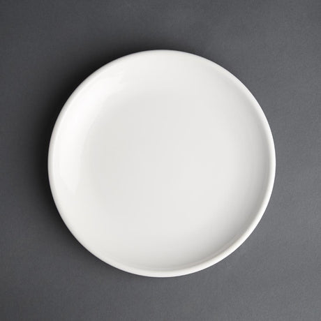 Assiette plate blanche Olympia Café 205mm (Lot de 12) - FRANCE CHR
