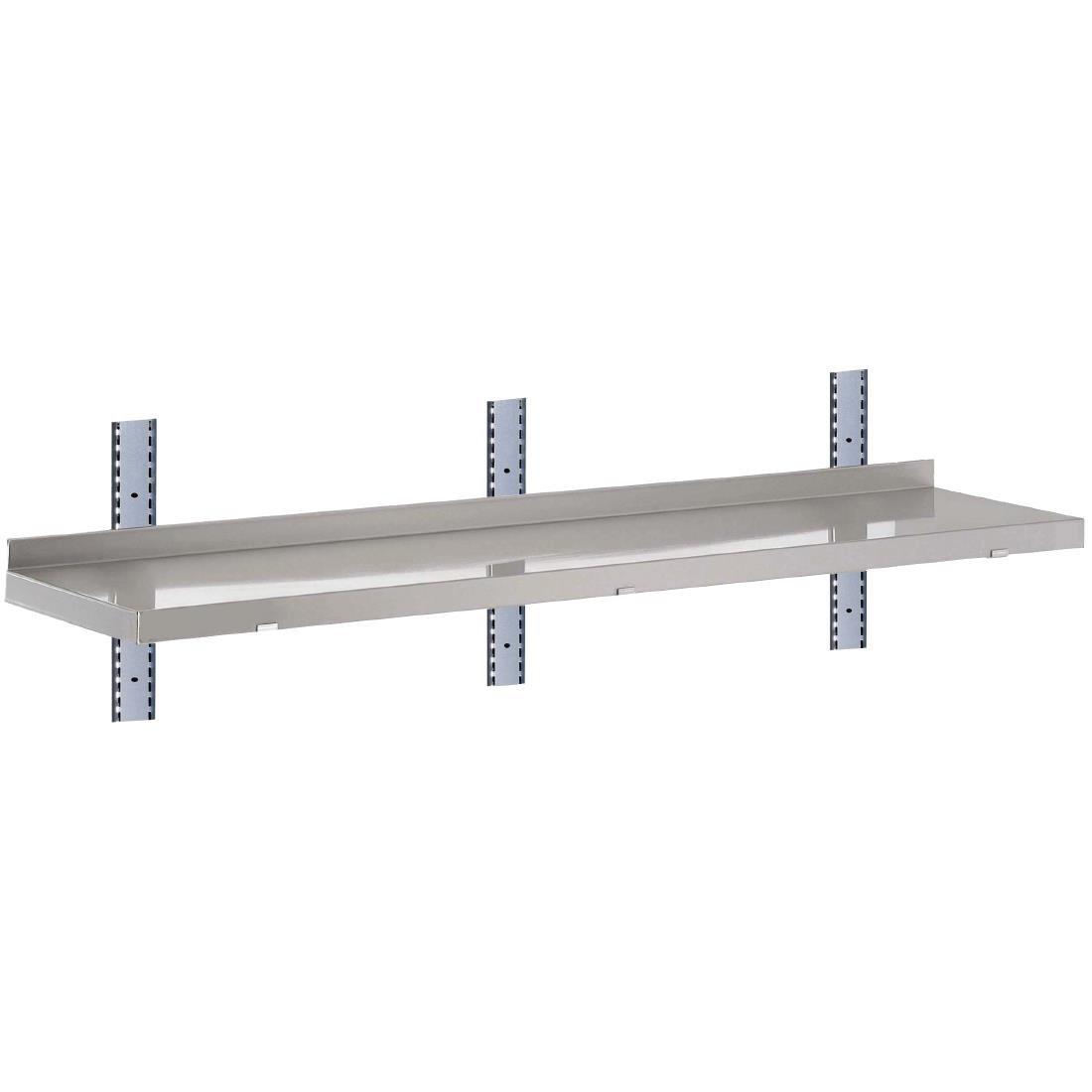 Etagère murale inox sans supports Gastro M 1400 x 400mm - FRANCE CHR