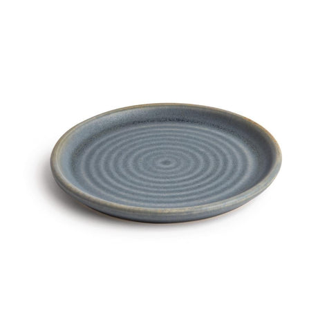 Assiettes plates granit bleu Olympia Canvas 18 cm (Lot de 6) - FRANCE CHR