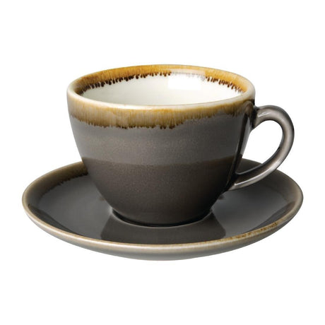 Soucoupe espresso Olympia Kiln grise 140mm - FRANCE CHR