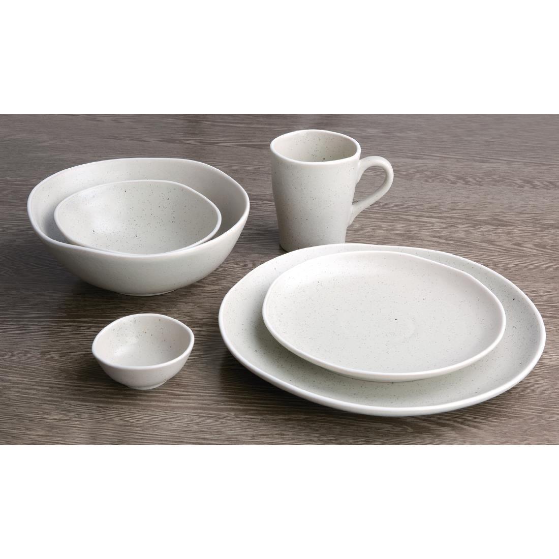 Assiettes plates sable Chia Olympia 20,5 cm (x6) - FRANCE CHR