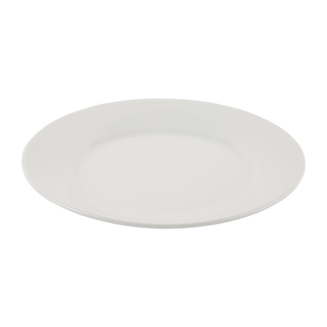 Assiettes à bord large Olympia Athena 254mm (Lot de 12) - FRANCE CHR