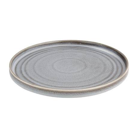 Assiettes plates rondes Olympia Cavolo anthracite 270mm (lot de 4) - FRANCE CHR