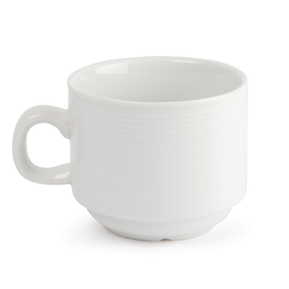 Tasse à thé empilable Linear 20cl Olympia (Lot de 12) - FRANCE CHR