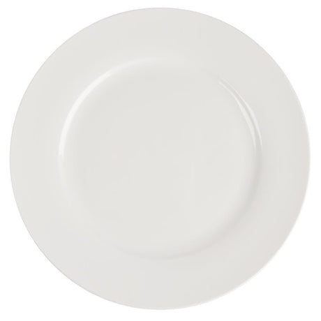 Assiettes rondes à bord large Olympia Lumina 270mm (Lot de 4) - FRANCE CHR
