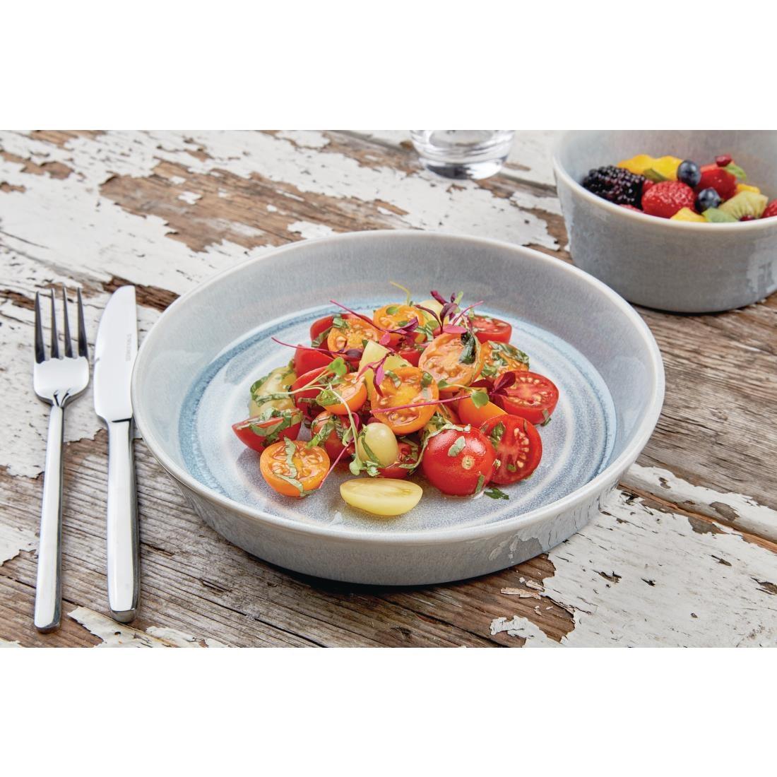 Bols ronds bleu cristallin Olympia Cavolo 22 cm (Lot de 4) - FRANCE CHR