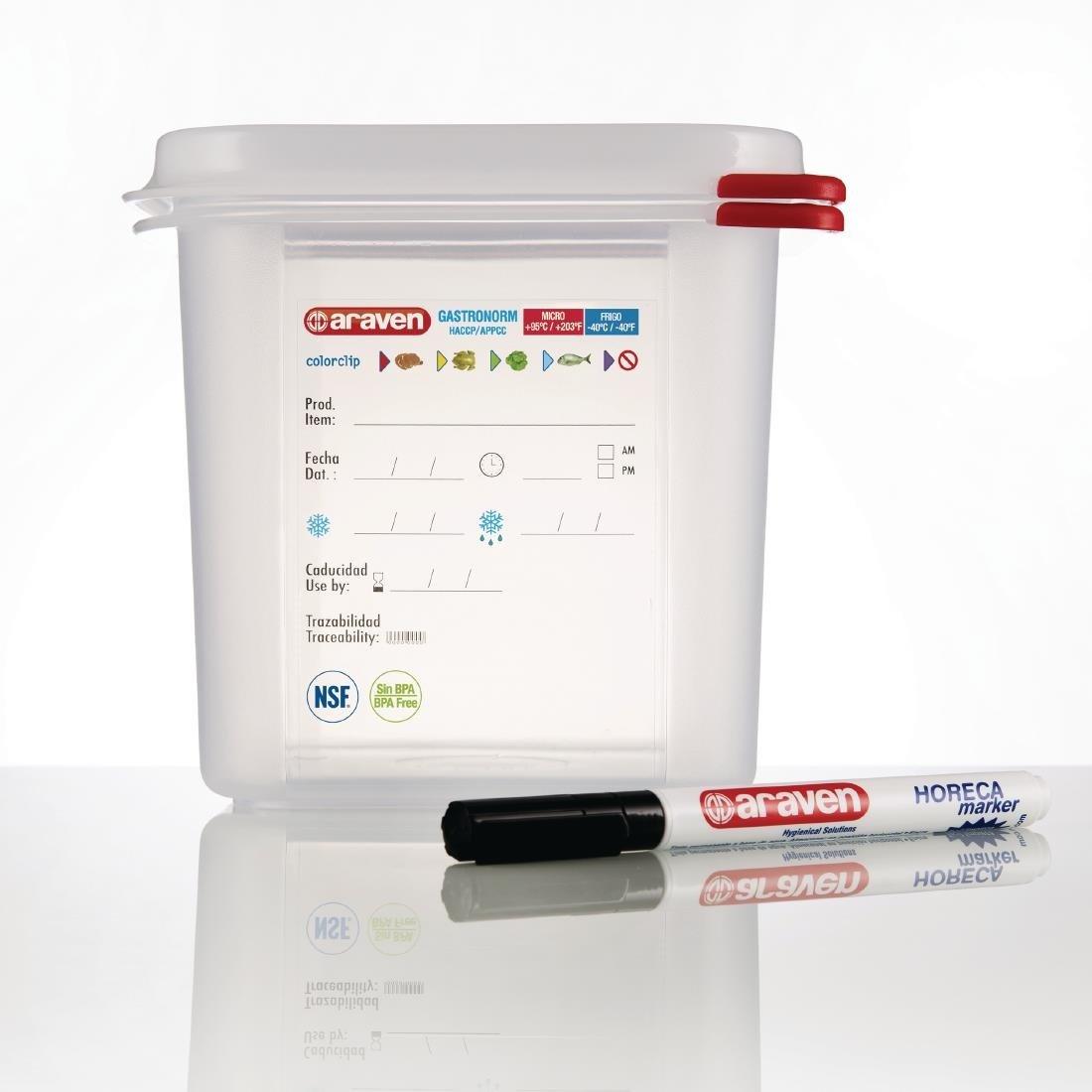 Marqueur pour boîte alimentaire Araven - FRANCE CHR