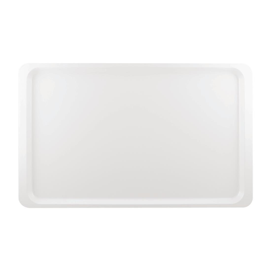 Plateau de service en polyester Roltex GN1/1 530x325mm blanc - FRANCE CHR
