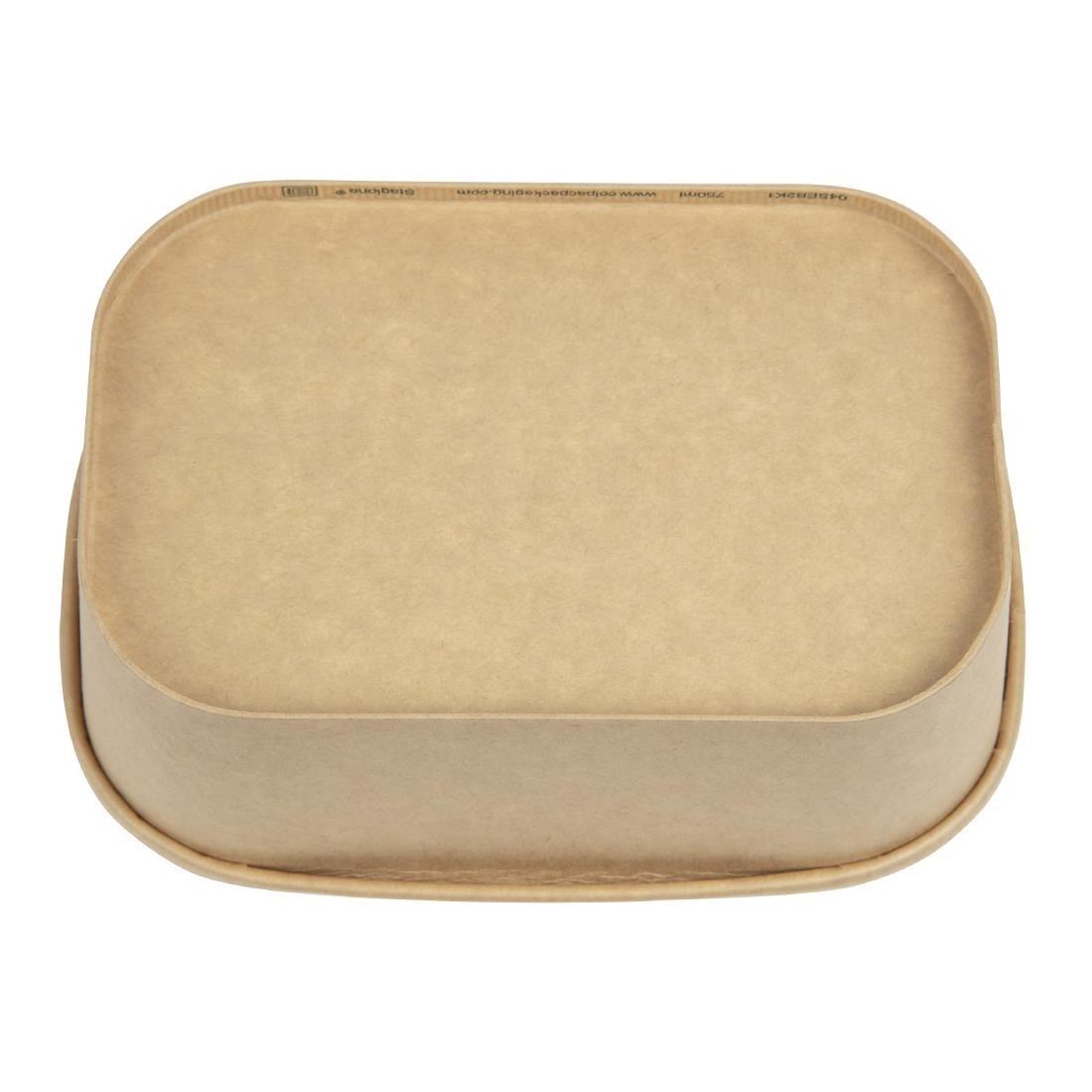 Barquettes alimentaires micro-ondables recyclables Colpac Stagione 750ml (lot de 300) - FRANCE CHR