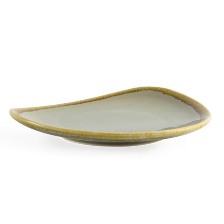 Assiette triangulaire couleur mousse Olympia Kiln 165mm (Lot de 6) - FRANCE CHR