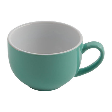 Tasses à cappuccino Olympia Café vertes 340 ml (lot de 12) - FRANCE CHR