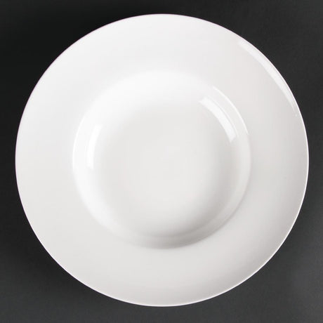 Assiettes creuses à soupe ou pâtes Olympia Lumina 205mm (Lot de 6) - FRANCE CHR