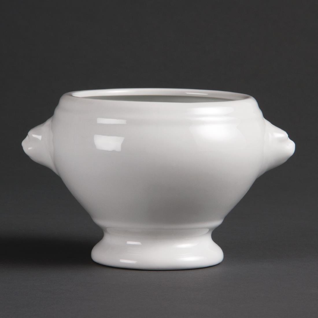 Bols à soupe tête de lion Olympia Whiteware 475 ml (lot de 6) - FRANCE CHR
