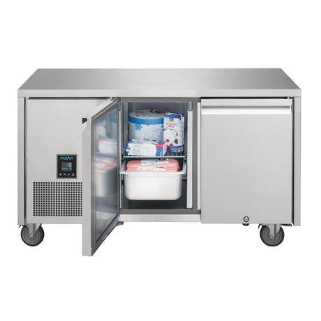 Table réfrigérée négative 2 portes Premium Polar Serie U 267L - FRANCE CHR