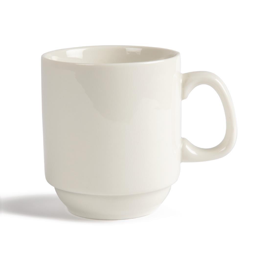 Tasse empilable Ivory 285ml Olympia (Lot de 12) - FRANCE CHR